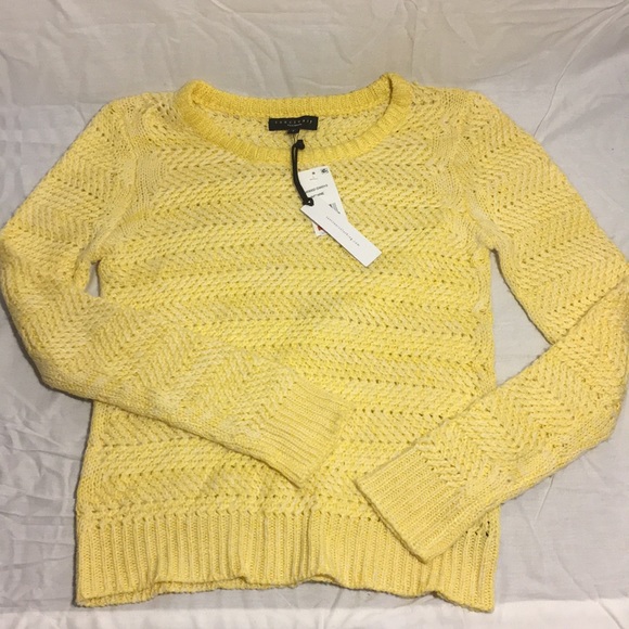 Sanctuary Sweaters - Small Yellow Sanctuary Sweater NWT